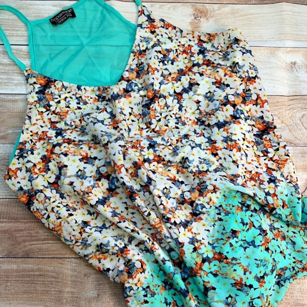 Papermoon Wayland Racerback Floral Top